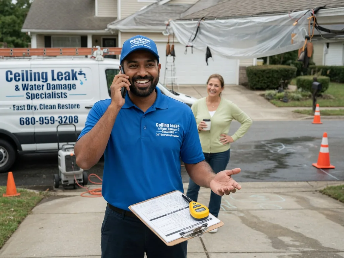 Ceiling Leak Cleanup Vestal, NY FAQs
